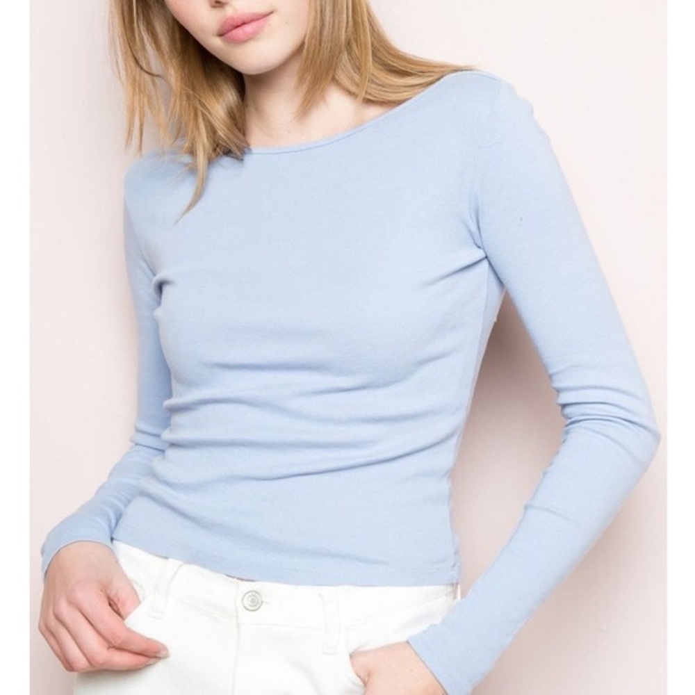 Brandy Melville baby blue top